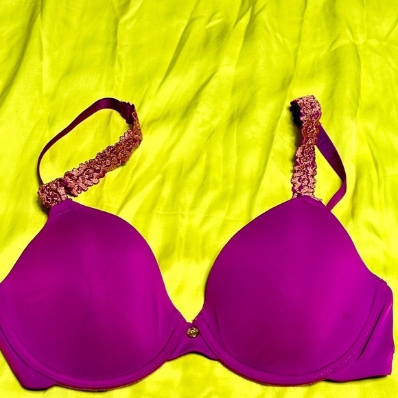 BRA NATORI 32C Violet 731080 underwire lightly padded 3454 PS - Picture 10 of 12